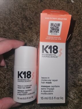 NWT K18 Leave-In Molecular Hair Mask